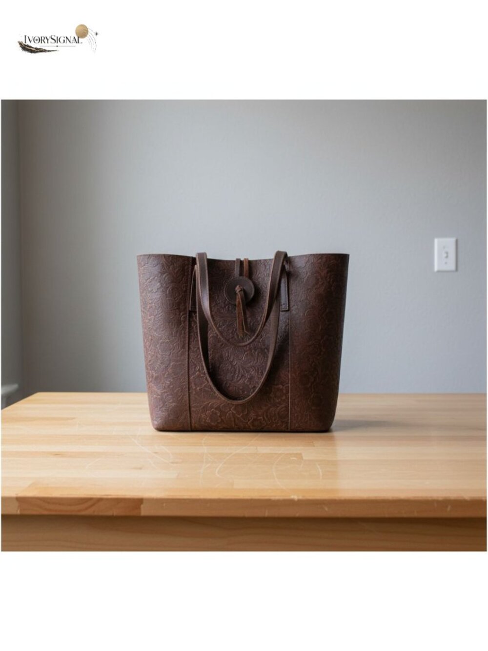 Top Grain Crazy Horse Leather Tote Bag Large Shoulder Purse Fits 15in Laptop